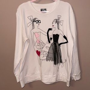 DKNY White The Everywhere Sweatshirt